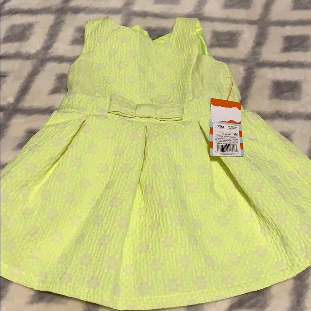 Neon yellow dress